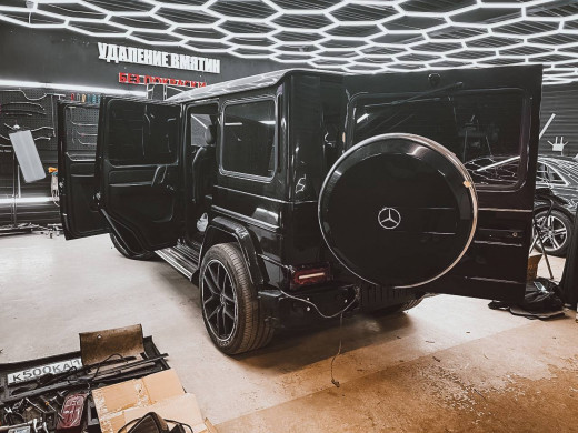 Модернизация аудиосистемы в Mercedes G Class