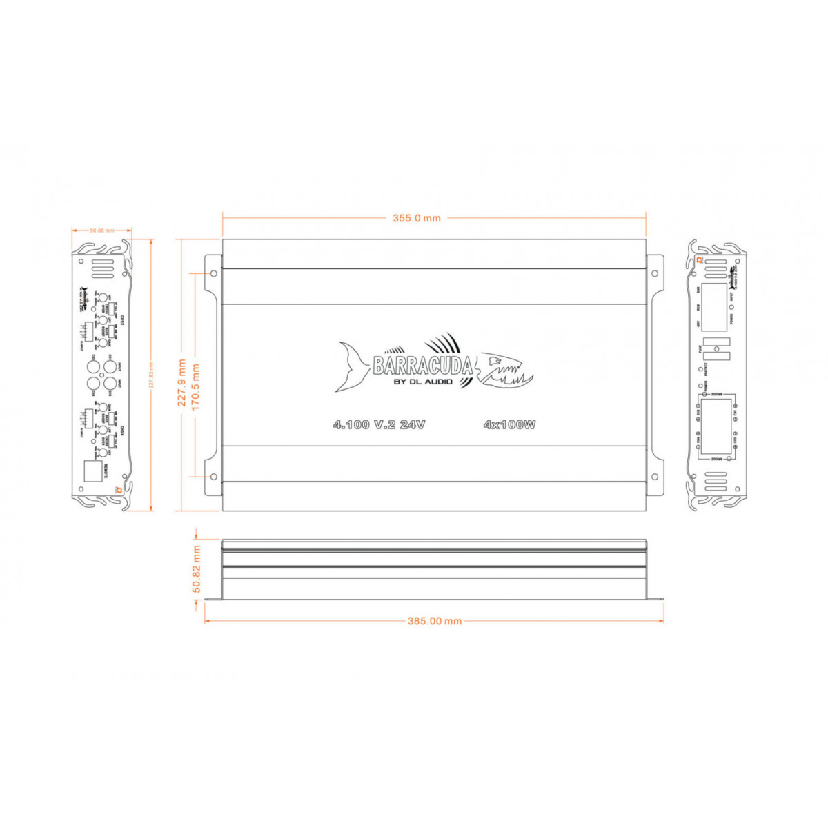 DL Audio Barracuda 4.100 V.2 24V