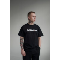 Футболка BASSVLOG черная